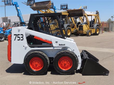 1992 bobcat 753 skid steer aux hyd kubota|bobcat 753 specs.